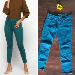 LUCKY BRAND Petrol Green Charlie Skinny Jeans